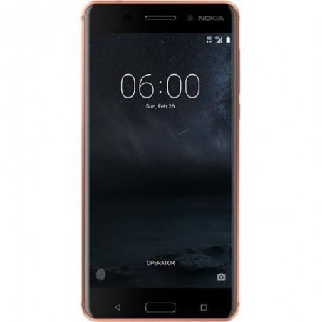 Nokia 6, 14 cm (5.5), 32 Go, 16 MP, Android, 7.1.1 Nougat, Cuivre