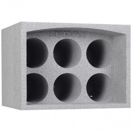 EDA Casier polystyrène expansé 6 bouteilles