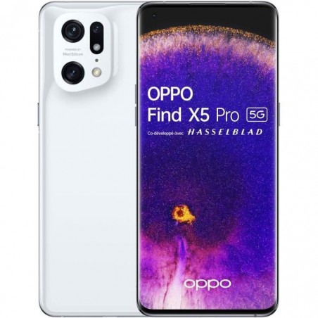 OPPO Find X5 Pro 5G 12 Go RAM + 256 Go Blanc