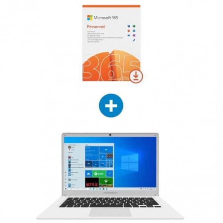 PC Ultrabook - THOMSON NEO14 - 14,1 HD - Intel® Celeron - RAM 4Go - Stockage 64Go SSD eMMC - Windows 10 S + Licence Office 365
