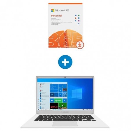 PC Portable - THOMSON NEO14A-4WH128 - 14,1 HD - Intel ATOM - RAM 4 Go - Stockage 128 Go SSD - Windows 10 PRO + Licence Office