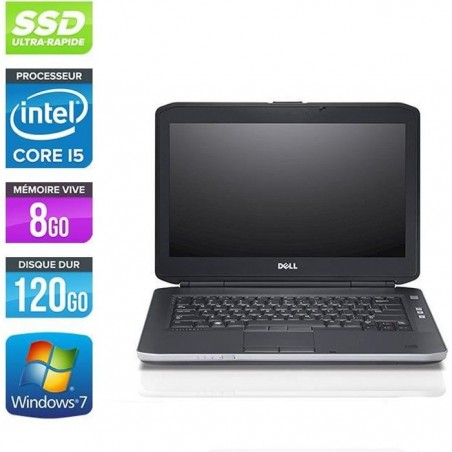 Pc portable Dell E5430 - i5 - 8Go - 120Go SSD - Windows 10 pro