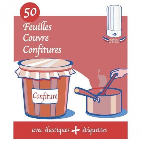 Cellophane couvre confiture - Vendu par 50