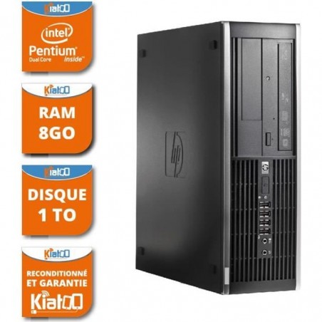 ordinateur de bureau HP elite 6000 dual core 8 go ram 1to disque dur,pc de bureau reconditionné,windows 7