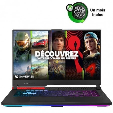 PC Portable Gamer ASUS STRIX-G17-G713QR-HG053T - 17,3'' FHD 300Hz - AMD R9-5900HX - RAM 32Go - SSD 1To - RTX 3070 8Go - W10 -