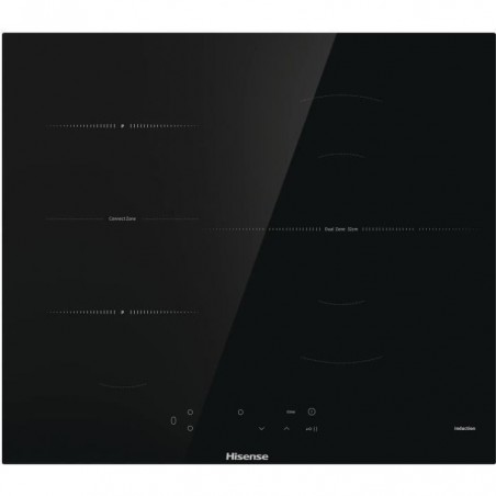 Plaque de cuisson induction HISENSE I6337C - 3 zones dont 1 BridgeZone et 1 à extension concentrique (32 cm) - 7100 W - 60cm -