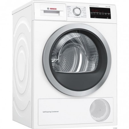 BOSCH WTW87499FF - Sèche linge frontal - 9 kg - Pompe à chaleur - A++ - Blanc