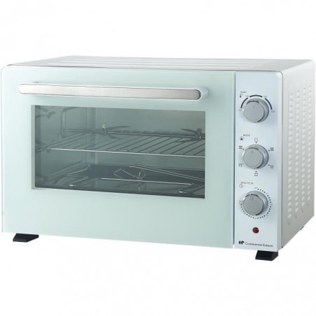 CONTINENTAL EDISON CEMF46W2 - Minifour électrique 46L blanc - 1800W - Rotissoire - Convection naturelle