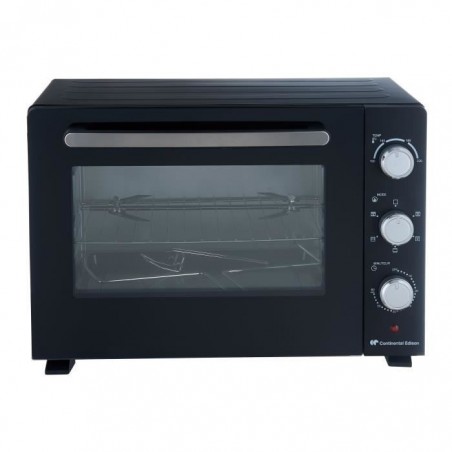 CONTINENTAL EDISON CEMF35B3 - Minifour électrique - 36L - Noir - 1500W - Rotissoire, Convection naturelle