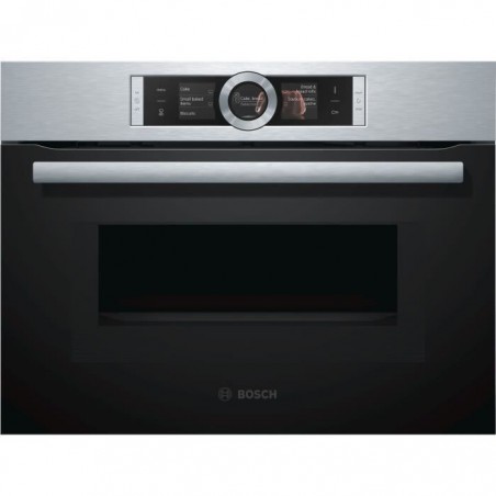 BOSCH CMG636BS1 Four intégrable - Fonction Micro-onde - 45L - Pyrolyse - A - Inox