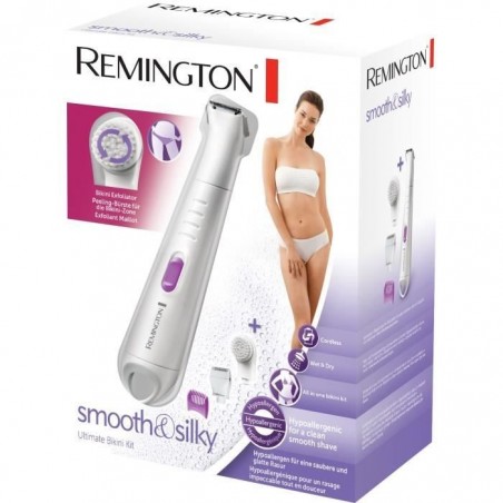 Remington WPG4035 Rasoir Electrique Femme Smooth Silky Etanche Multifonctions Corps Tête Tondeuse, Brosse, Bikini Maillot