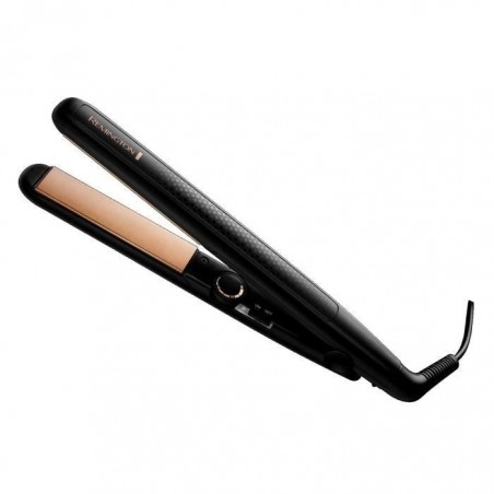 Dessange Remington S6302DS Fer à Lisser, Lisseur Advanced Ceramic Soin Eclat Protect, Plaques Flottantes, Cheveux Lisses et