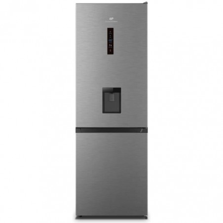 CONTINENTAL EDISON CEFC288NFIX Réfrigérateur combiné 288L (205L+83L) - Total No Frost- 1,784 x59,5x59,2 cm - A+ - Inox