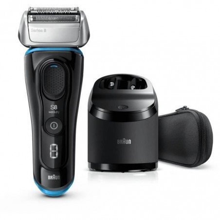 BRAUN Rasoir Électrique Series 8 8365cc - Barbe Homme - Station Clean&Charge