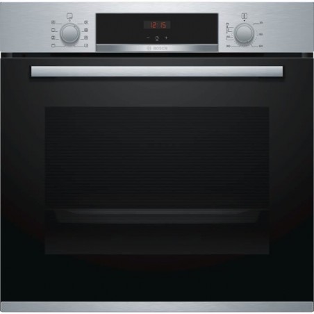 BOSCH HBA553BR0 Four électrique encastrable - Air pulsé 3D+ - 71L - Nettoyage Ecoclean - A - Inox