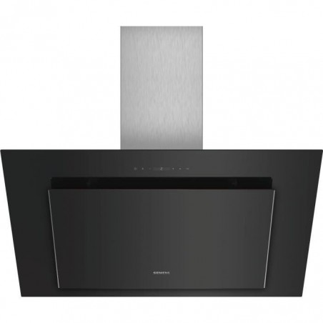 SIEMENS - LC98KLP60 - Hotte inclinée - 836 m³-h max - 56 dB max - 3 vitesses + 2 intensifs - L90cm - Noir