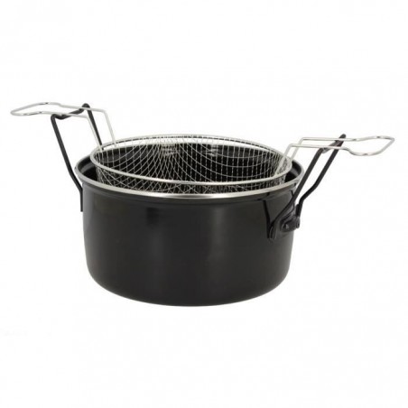 TheKitchenette Friteuse du Nord 28 cm Noire