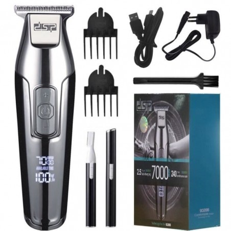 CUPOT Rétro Tondeuse Barbe Rasoir Professionnelle Electrique avec Ecran Sans Fils + Rasoir
