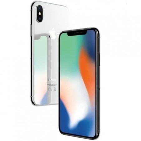 APPLE Iphone X 256 Go Argent - Reconditionné - Très bon état